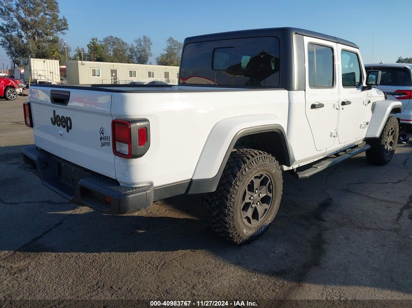Vin: 1c6hjtag6nl151502, lot: 41473583, jeep gladiator willys 4x4 20224