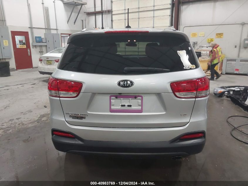 2017 Kia Sorento 3.3L Lx VIN: 5XYPGDA57HG334902 Lot: 40983769