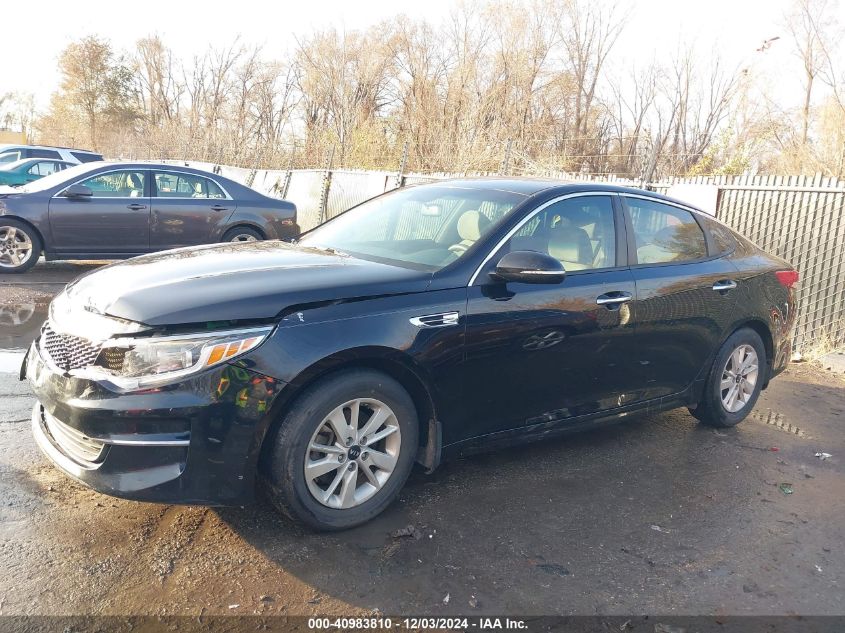 VIN 5XXGT4L34GG111646 2016 KIA Optima, LX no.14