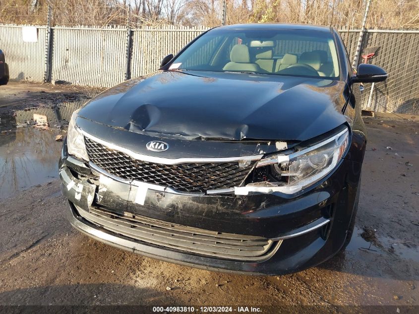 VIN 5XXGT4L34GG111646 2016 KIA Optima, LX no.6