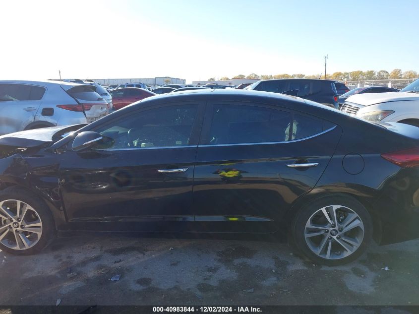 2017 Hyundai Elantra Limited VIN: KMHD84LF2HU161810 Lot: 40983844