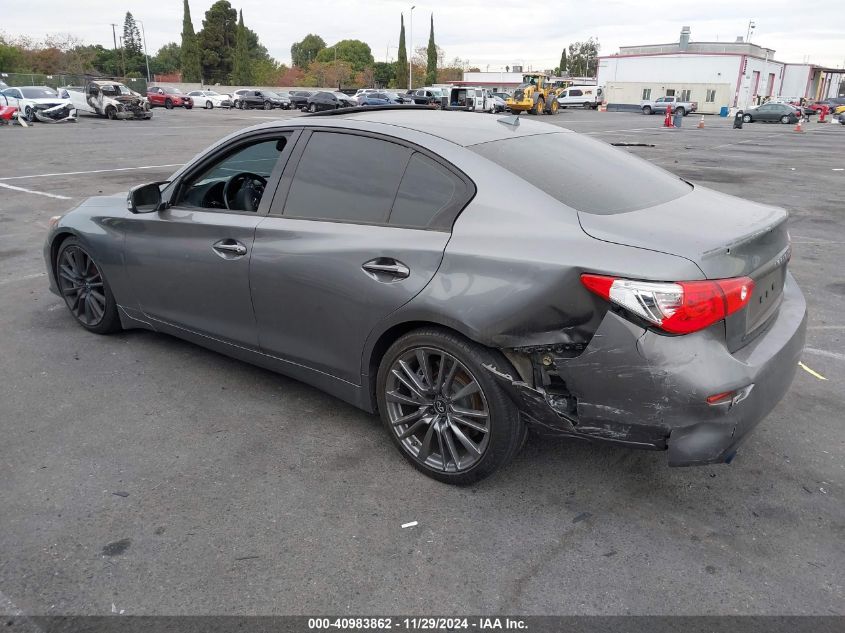 VIN JN1FV7AP4GM420804 2016 Infiniti Q50, 3.0T Red S... no.3