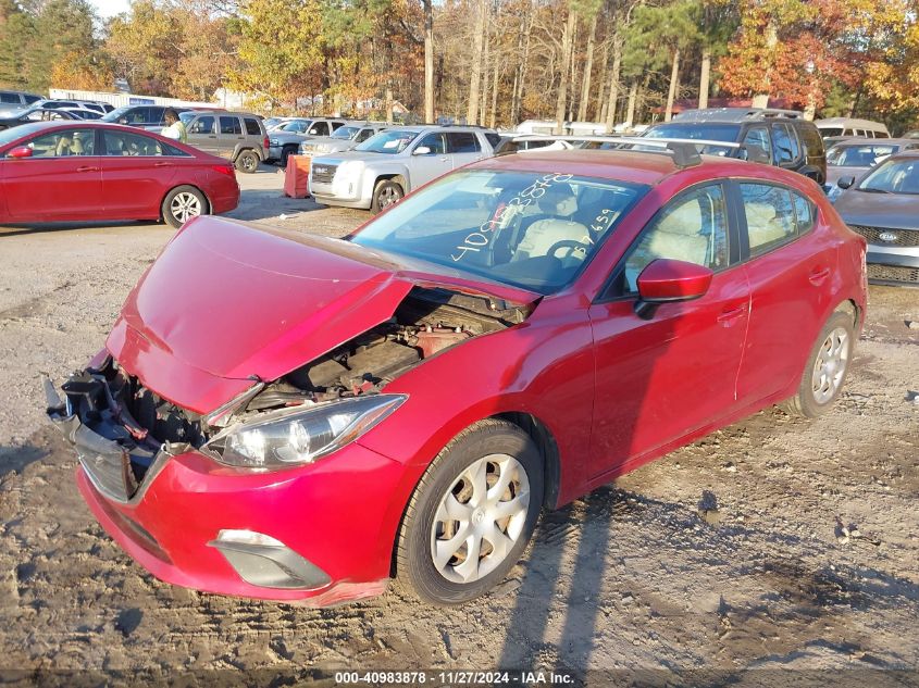 VIN 3MZBM1K76FM157659 2015 MAZDA MAZDA3 no.2