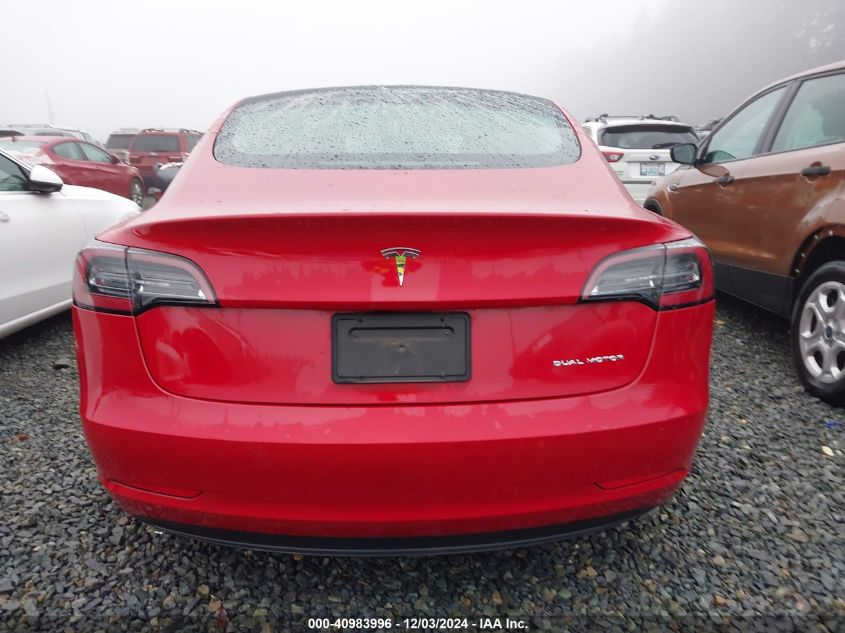 VIN 5YJ3E1EB4NF133285 2022 Tesla Model 3, Long Rang... no.16