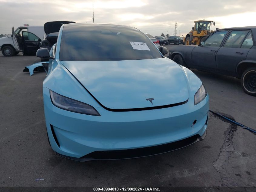 2024 Tesla Model 3 Performance All-Wheel Drive VIN: 5YJ3E1ET5RF863849 Lot: 40984010