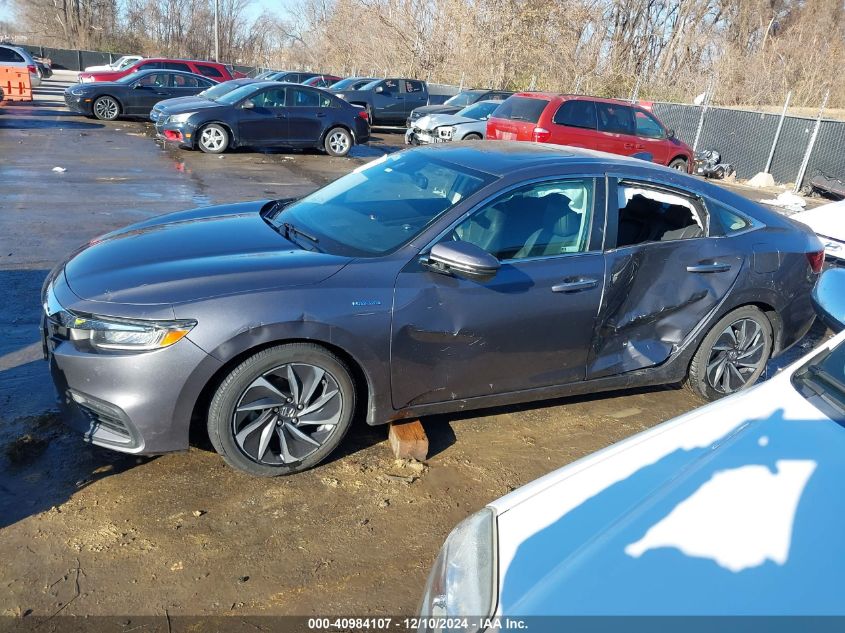 2019 Honda Insight Touring VIN: 19XZE4F97KE016910 Lot: 40984107