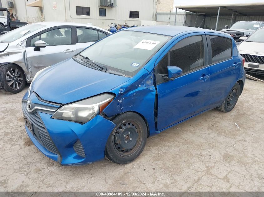 VIN VNKKTUD33FA033015 2015 Toyota Yaris, L no.2