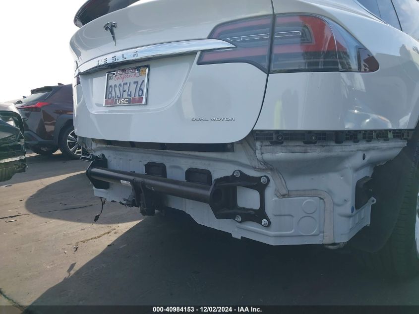 2020 Tesla Model X Long Range Dual Motor All-Wheel Drive/Long Range Plus Dual Motor All-Wheel Drive VIN: 5YJXCAE25LF303447 Lot: 40984153