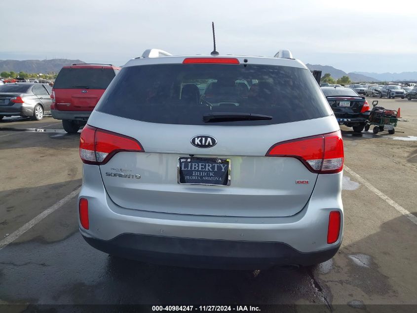 2014 Kia Sorento Lx VIN: 5XYKT4A61EG481033 Lot: 40984247