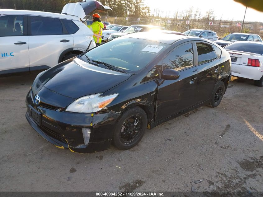 VIN JTDKN3DU9E0363932 2014 TOYOTA PRIUS no.2