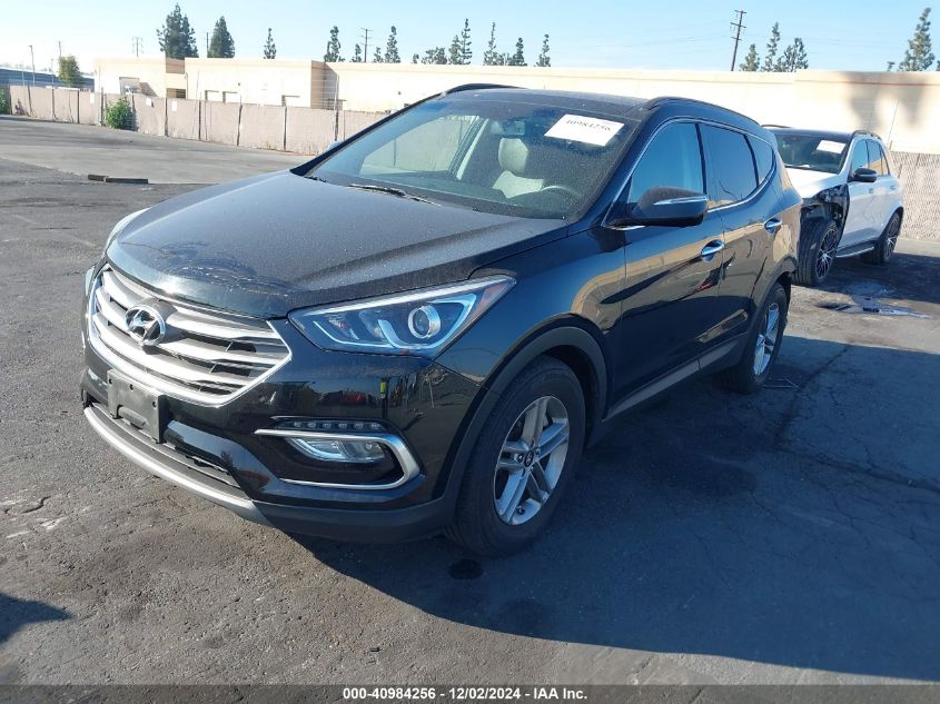 VIN 5NMZU3LB7JH099749 2018 Hyundai Santa Fe, Sport... no.2