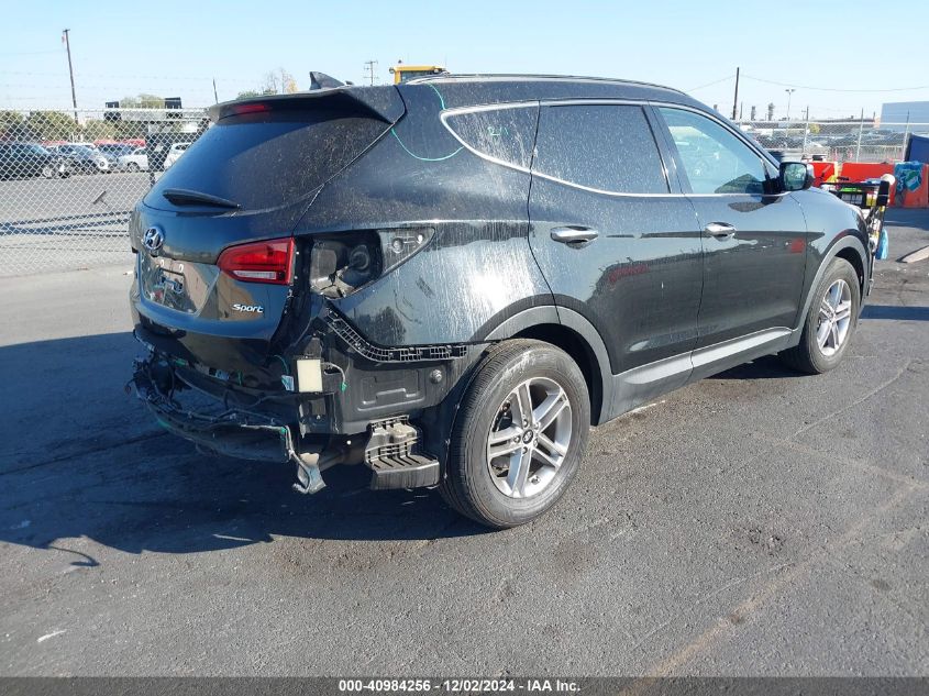 VIN 5NMZU3LB7JH099749 2018 Hyundai Santa Fe, Sport... no.4