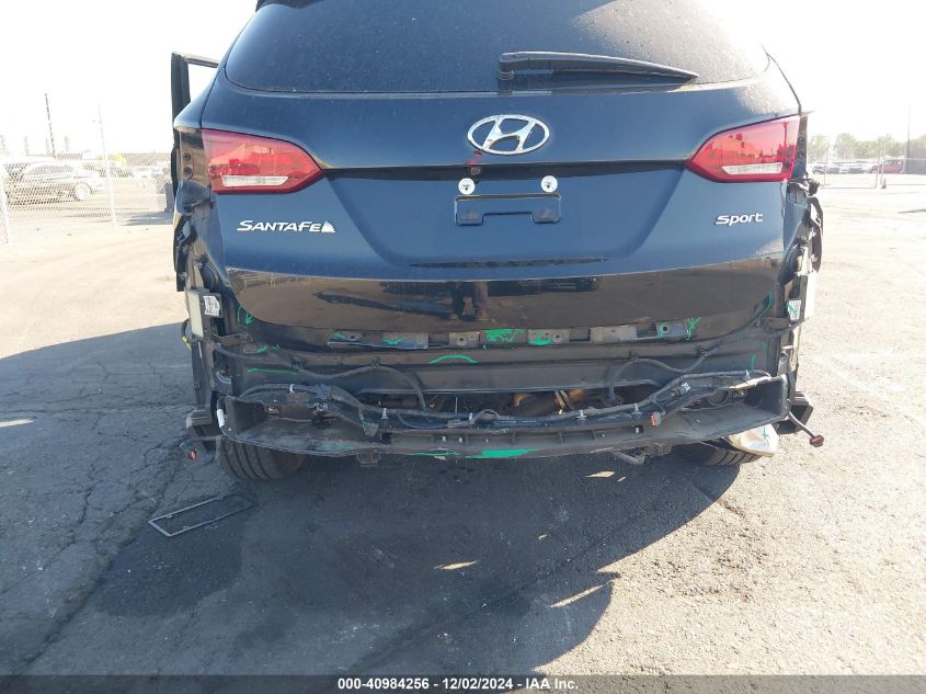 VIN 5NMZU3LB7JH099749 2018 Hyundai Santa Fe, Sport... no.6