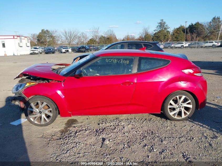 2017 HYUNDAI VELOSTER VIN: KMHTC6ADXHU306177