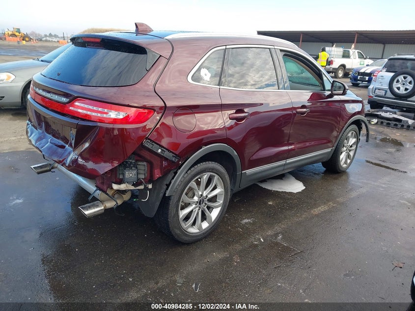 VIN 5LMCJ2D99JUL18829 2018 LINCOLN MKC SELECT