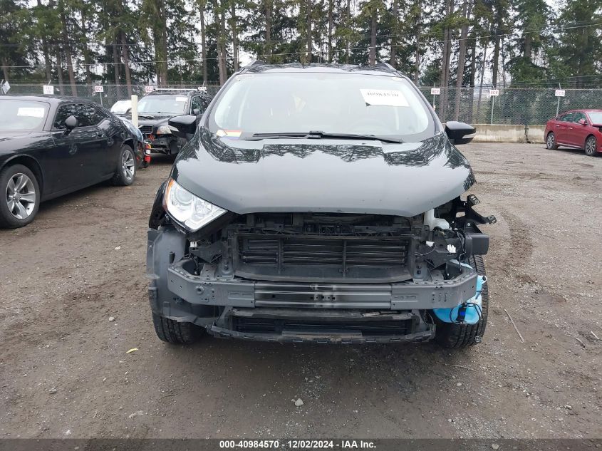 2022 Ford Ecosport Se VIN: MAJ6S3GL9NC467094 Lot: 40984570