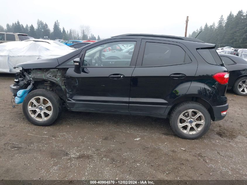 2022 Ford Ecosport Se VIN: MAJ6S3GL9NC467094 Lot: 40984570