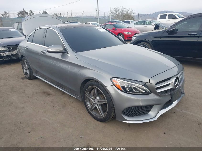 VIN 55SWF4JBXFU073823 2015 Mercedes-Benz C 300, Lux... no.1