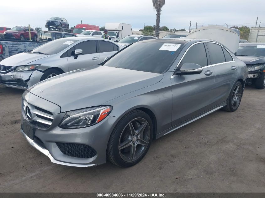 VIN 55SWF4JBXFU073823 2015 Mercedes-Benz C 300, Lux... no.2