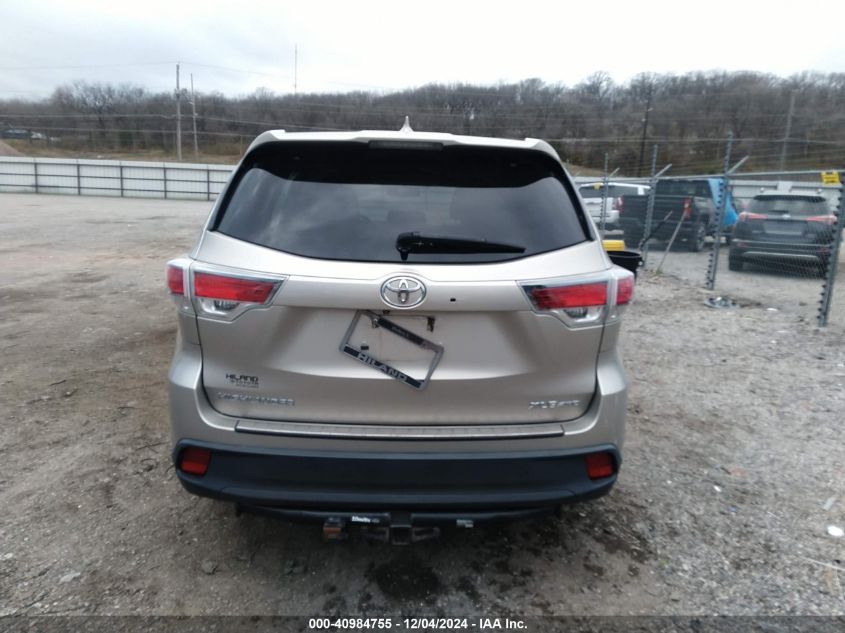 VIN 5TDJKRFH7GS227239 2016 Toyota Highlander, Xle V6 no.16