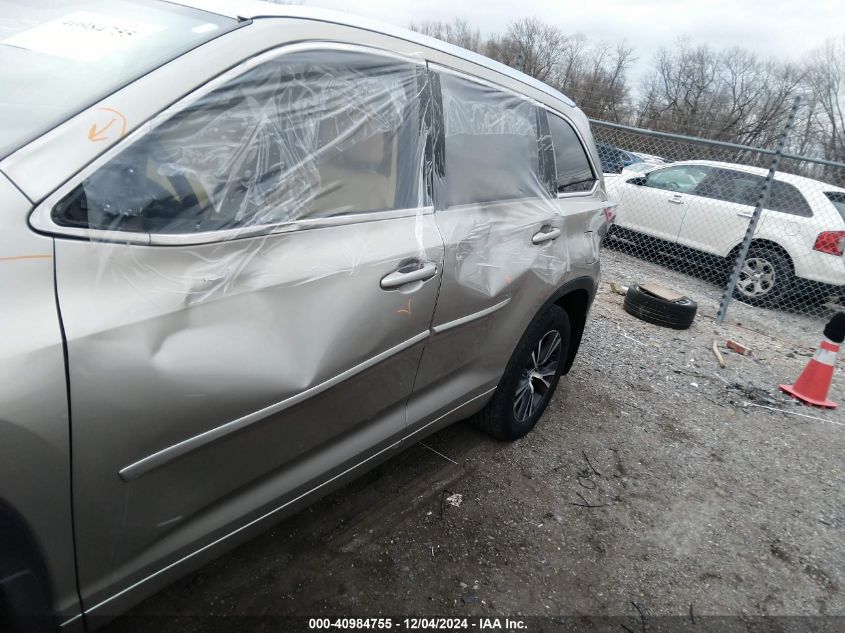 VIN 5TDJKRFH7GS227239 2016 Toyota Highlander, Xle V6 no.6