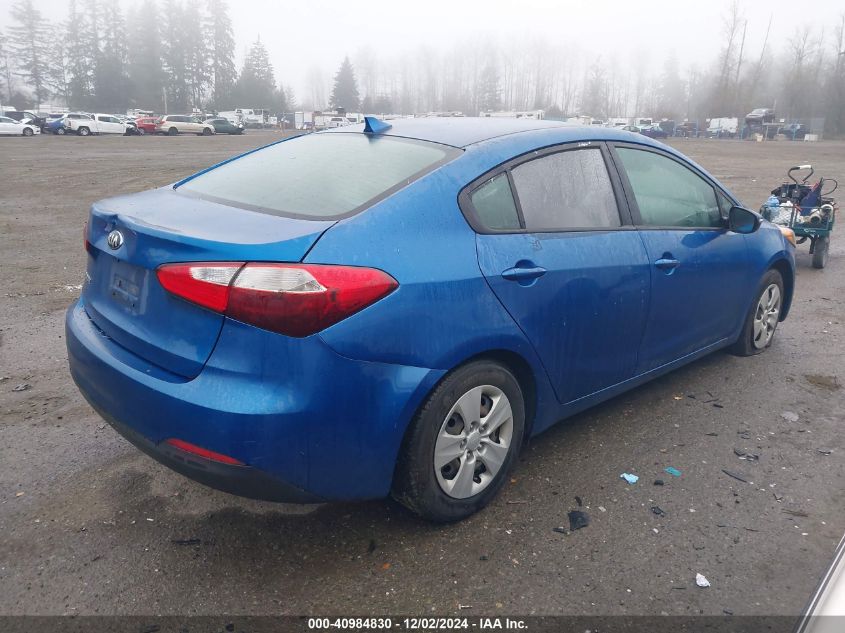 2015 Kia Forte Lx VIN: KNAFX4A69F5260180 Lot: 40984830