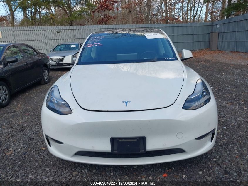 2020 Tesla Model Y Long Range Dual Motor All-Wheel Drive VIN: 5YJYGDEE2LF035929 Lot: 40984922