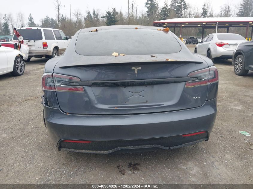 2021 Tesla Model S Plaid Tri Motor All-Wheel Drive VIN: 5YJSA1E69MF434837 Lot: 40984926