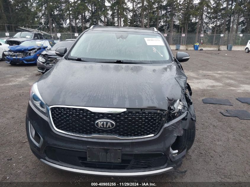 2018 Kia Sorento Ex VIN: 5XYPHDA55JG422141 Lot: 40985255