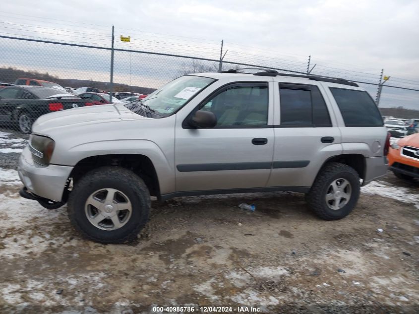 2005 Chevrolet Trailblazer Ls VIN: 1GNDT13S752182617 Lot: 40985786