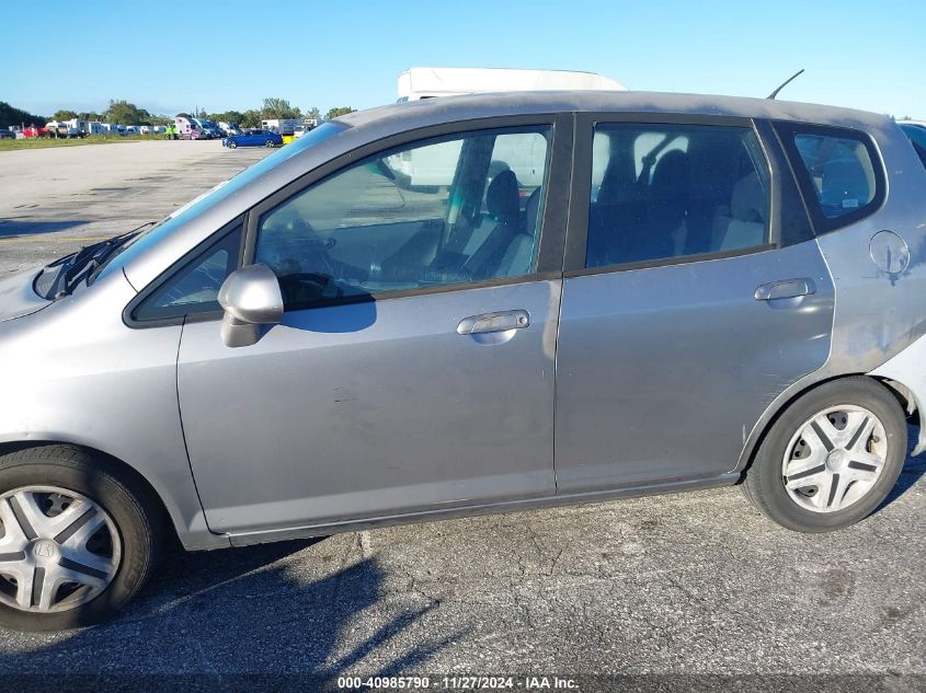 2007 Honda Fit VIN: JHMGD38447S039540 Lot: 40985790