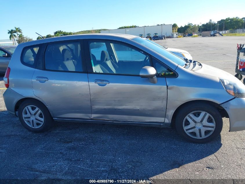 2007 Honda Fit VIN: JHMGD38447S039540 Lot: 40985790