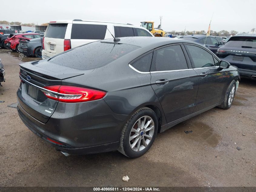 VIN 3FA6P0HD6HR252141 2017 Ford Fusion, SE no.4