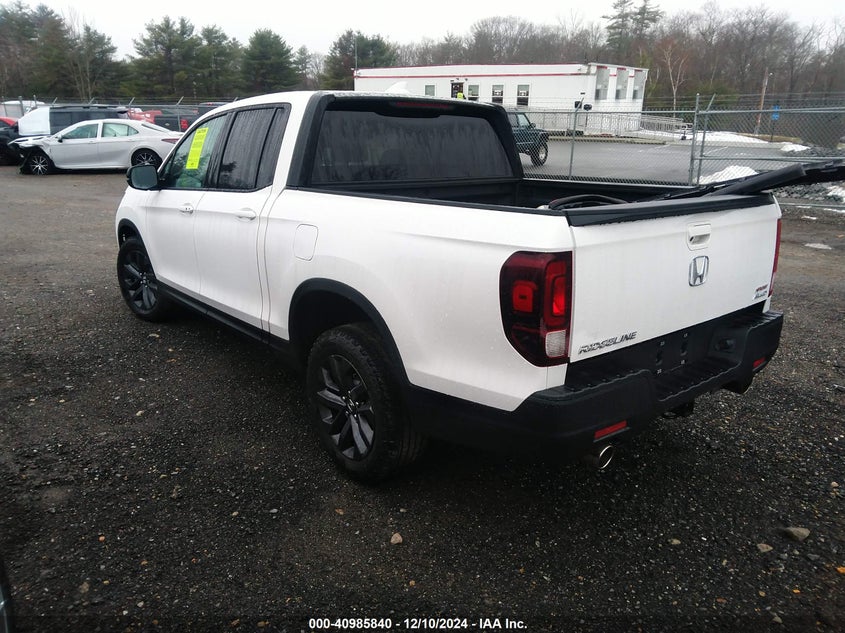 Vin: 5fpyk3f12pb062694, lot: 41475683, honda ridgeline sport 20233