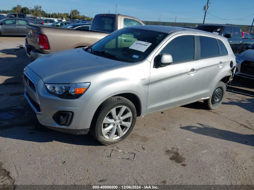 VIN 4A4AP3AU2EE022622 2014 MITSUBISHI OUTLANDER SPORT no.2