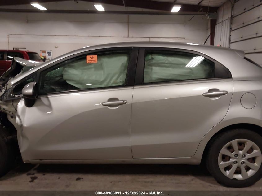 2013 Kia Rio Lx VIN: KNADM5A31D6274318 Lot: 40986091