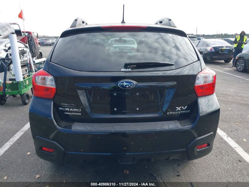 2014 Subaru Xv Crosstrek 2.0I Premium VIN: JF2GPACC7E8296618 Lot: 40986310