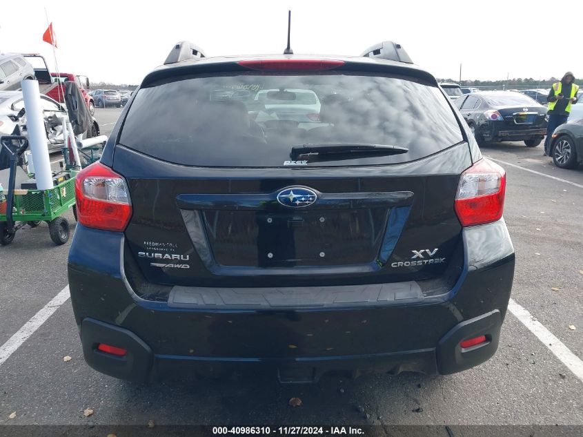 2014 Subaru Xv Crosstrek 2.0I Premium VIN: JF2GPACC7E8296618 Lot: 40986310