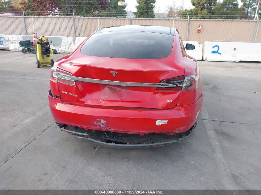 2013 Tesla Model S VIN: 5YJSA1CG8DFP15622 Lot: 40986380