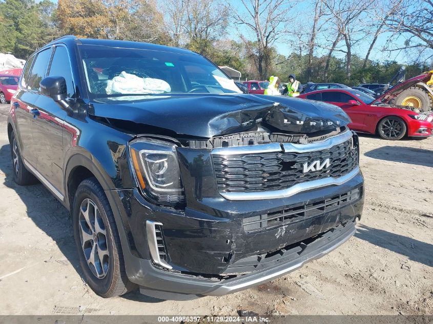 2022 Kia Telluride Ex VIN: 5XYP34HC0NG210529 Lot: 40986397