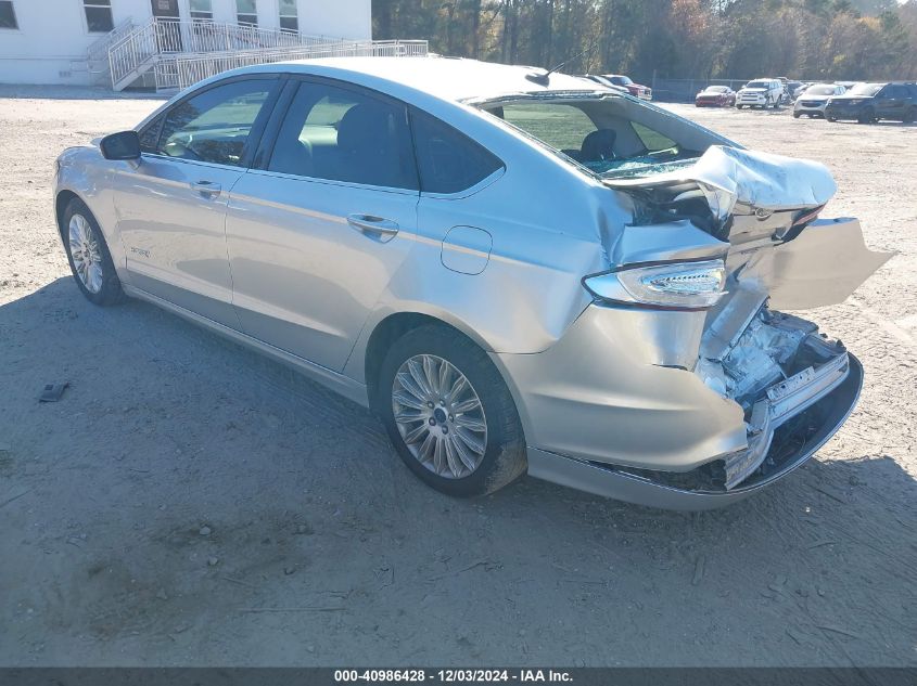 VIN 3FA6P0LU8ER182063 2014 Ford Fusion, Hybrid SE no.3