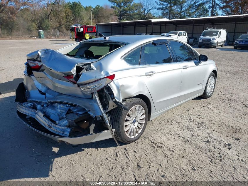 VIN 3FA6P0LU8ER182063 2014 Ford Fusion, Hybrid SE no.4