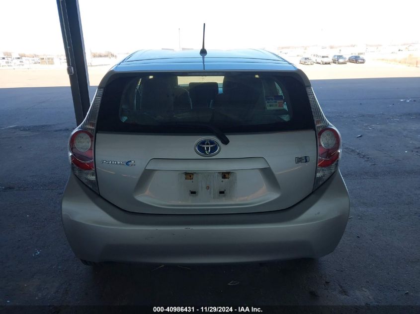 2014 Toyota Prius C Two VIN: JTDKDTB39E1561353 Lot: 40986431