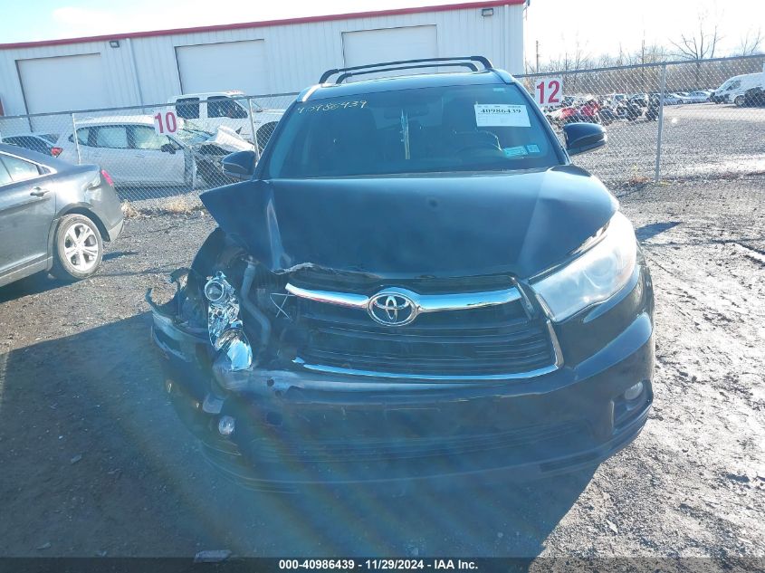 2016 TOYOTA HIGHLANDER XLE V6 - 5TDJKRFH5GS351364