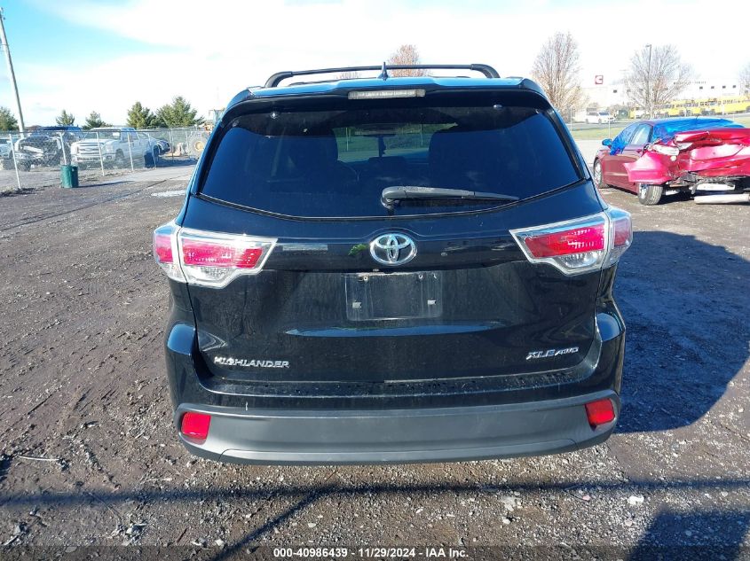 VIN 5TDJKRFH5GS351364 2016 Toyota Highlander, Xle V6 no.16