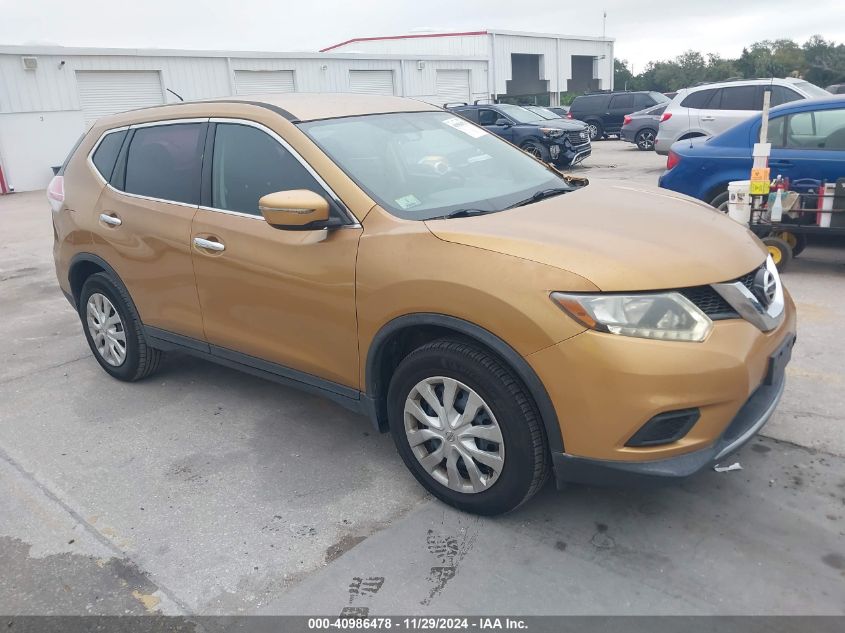 VIN 5N1AT2MV8EC787956 2014 Nissan Rogue, S no.1