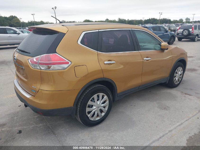 VIN 5N1AT2MV8EC787956 2014 Nissan Rogue, S no.4