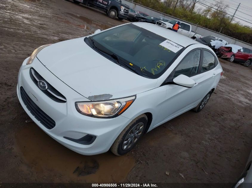 VIN KMHCT4AEXFU879381 2015 Hyundai Accent, Gls no.2