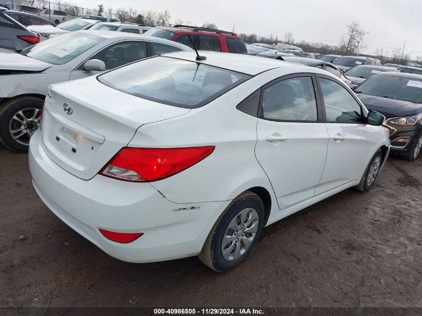 VIN KMHCT4AEXFU879381 2015 Hyundai Accent, Gls no.4