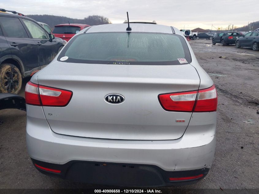 2015 Kia Rio Lx VIN: KNADM4A39F6506595 Lot: 40986658